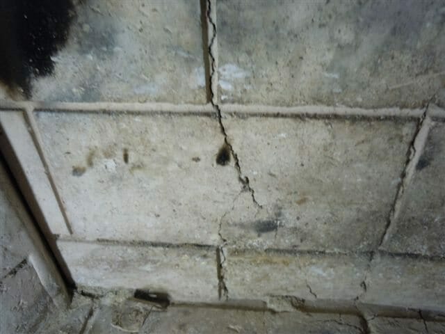cracked slate hearth repair